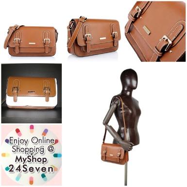 พร้อมส่ง Charle&Keith Handbag Sling - Brown